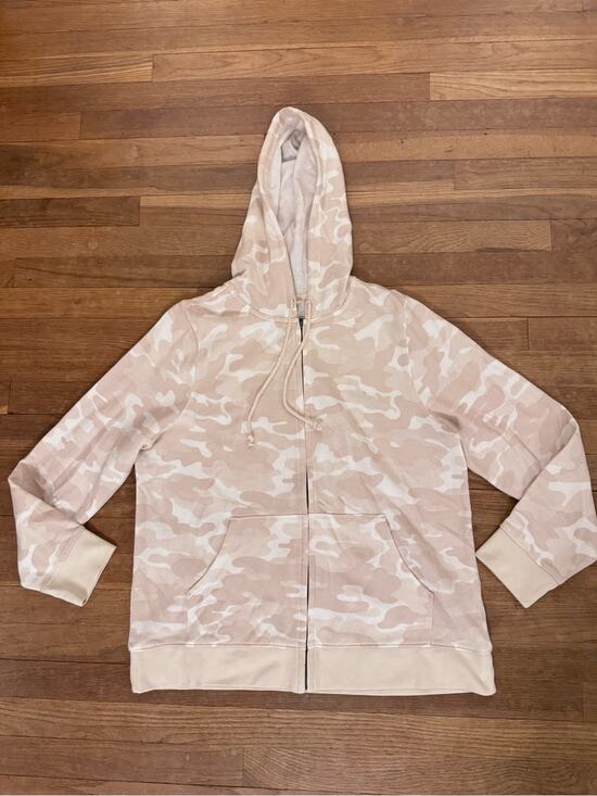 Style & Co. Tops - Style & Co Women's Sand Camo Full Zip Hoodie - Size XL
 b15